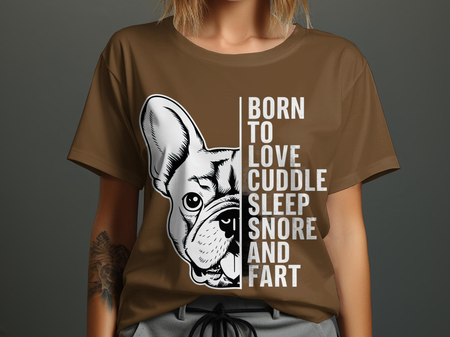French Bulldog Life - Dual Aspect Illustration Art Print
