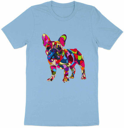 Kaleido Pup French Bulldog Tee - A Spectrum of Fun