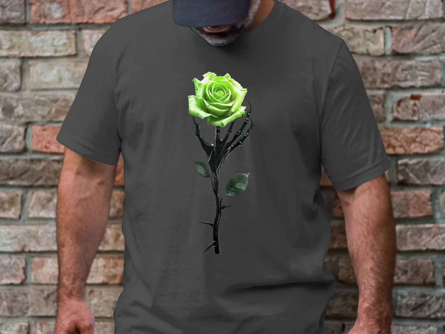 Eternal Blossom Tee - Surreal Rose of Timeless Beauty
