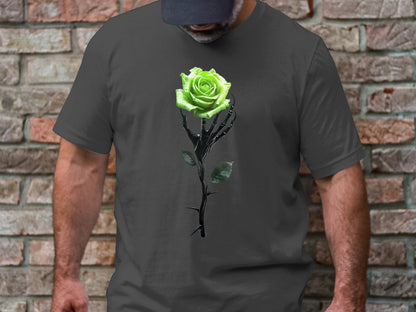 Eternal Blossom Tee - Surreal Rose of Timeless Beauty