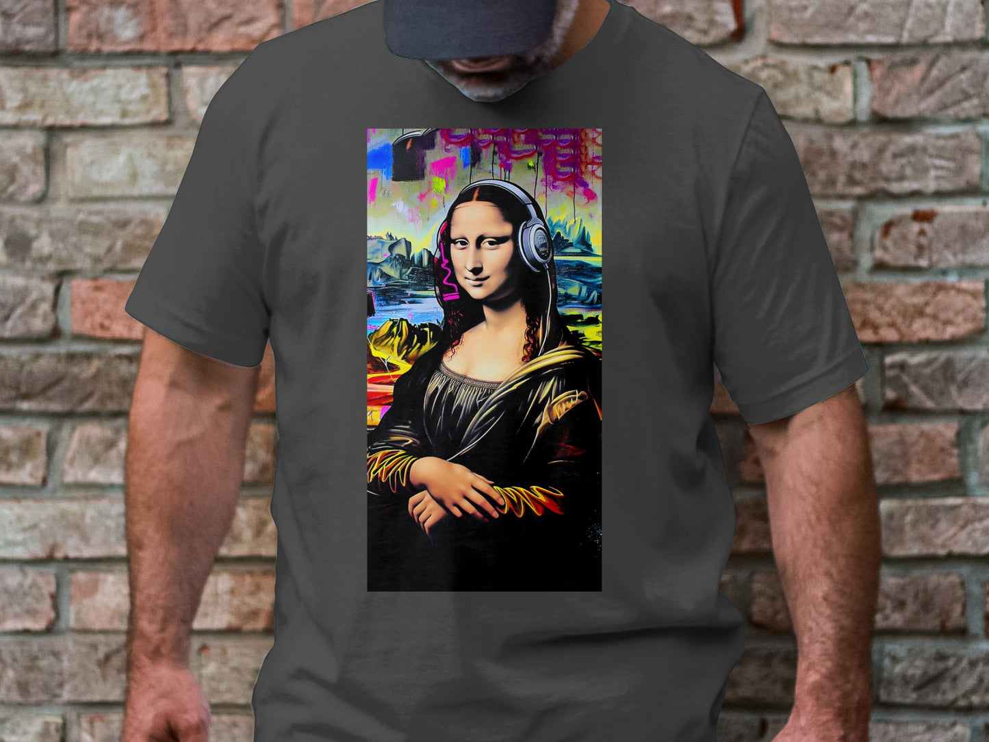 Renaissance Beats - Mona Lisa Headphones Tee