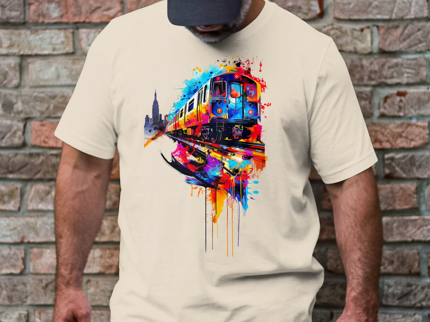 Metro Motion Tee - City Life in Vivid Strokes