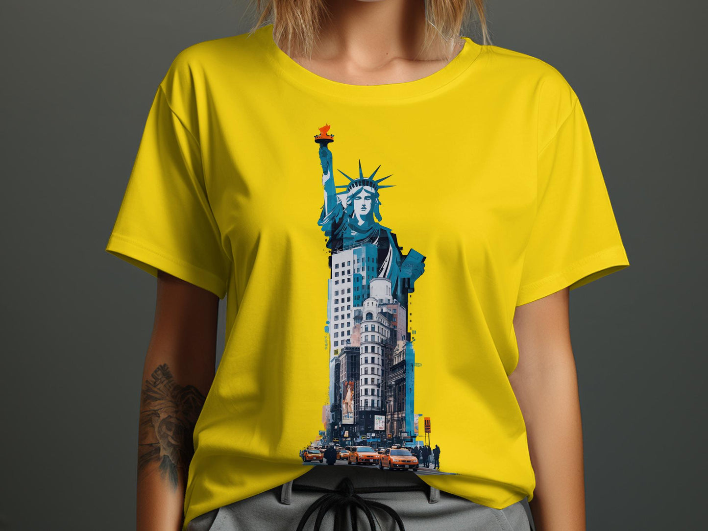 NYC Liberty - Iconic New York City Graphic Tee