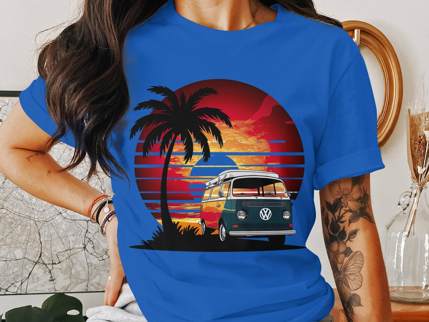 Sunset Surf Van Tee - Endless Summer