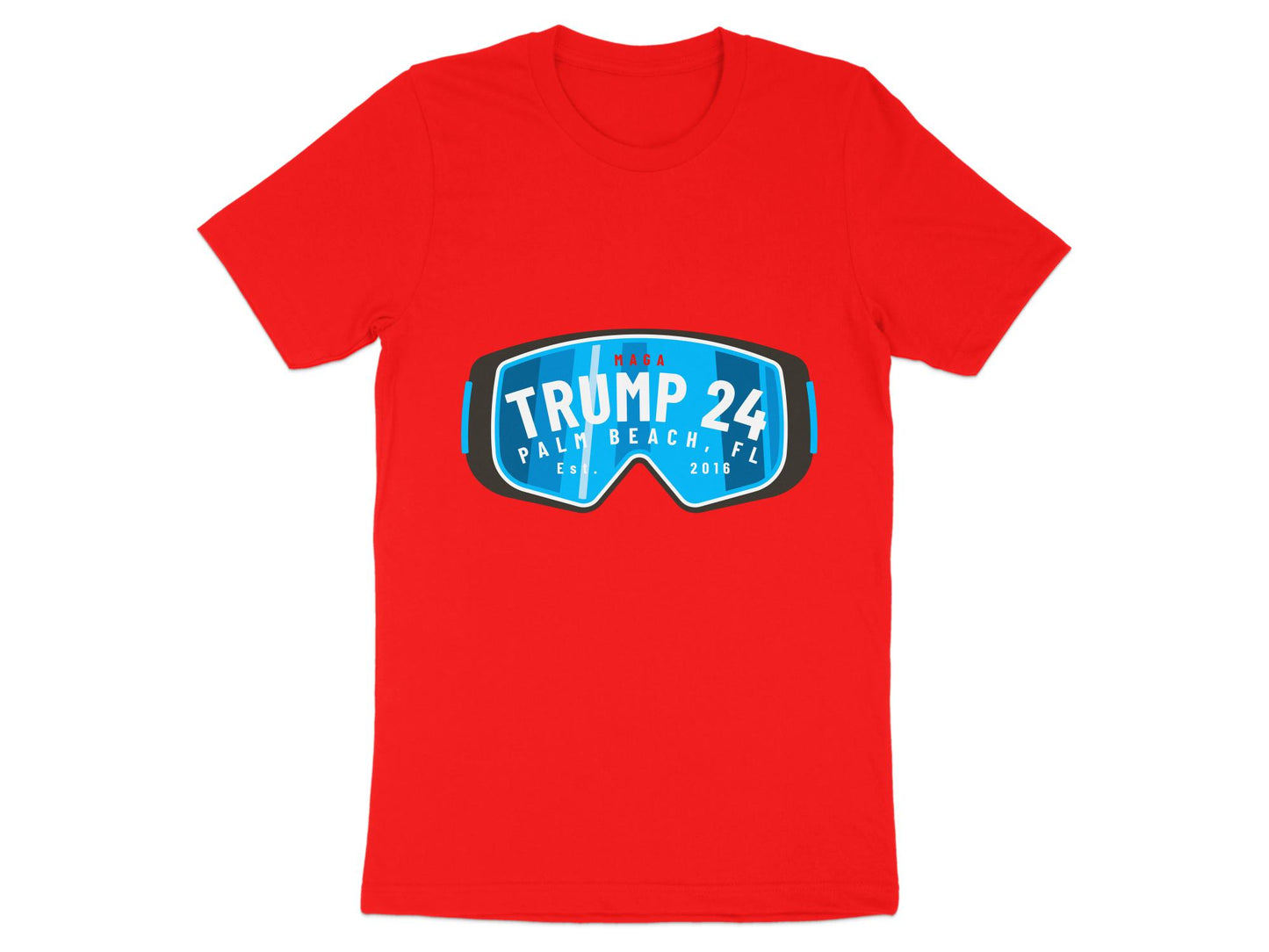 Patriotic Motocross - Trump 24 Palm Beach Graphic Tee