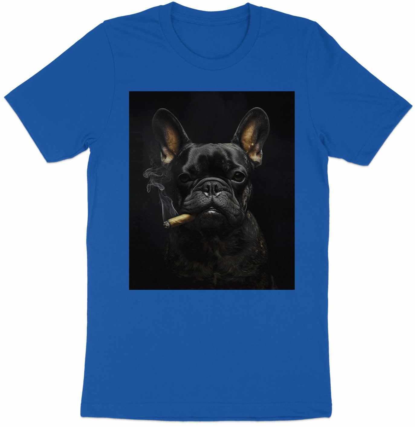 The Brooding Frenchie Tee - Edgy Elegance