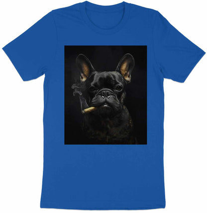 The Brooding Frenchie Tee - Edgy Elegance