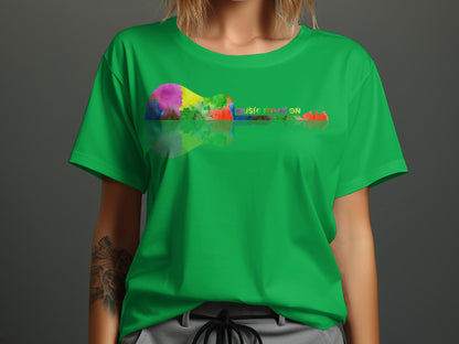 Music Mode: ON Vintage Guitar Logo Tee