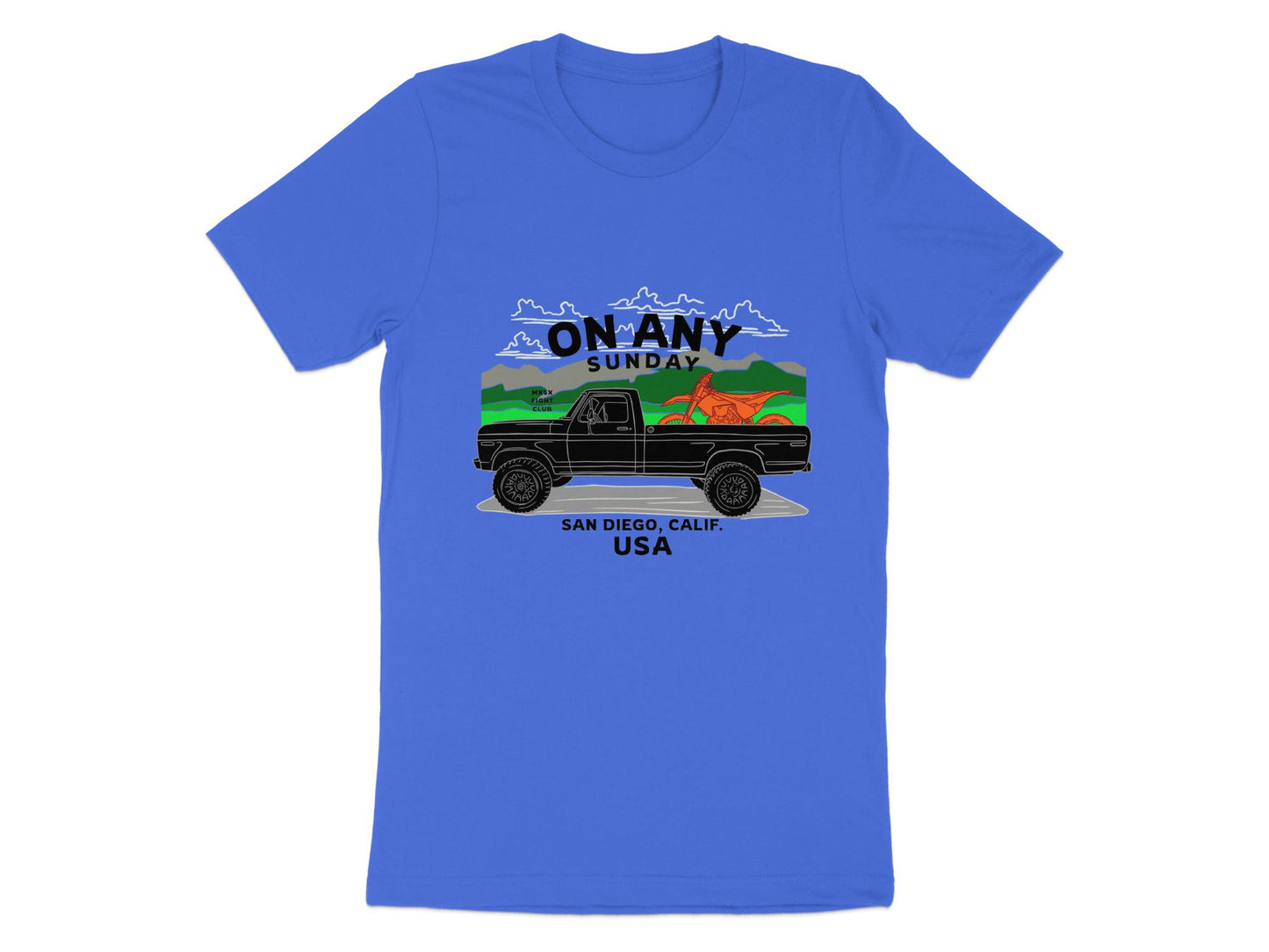 On Any Sunday -Motocross And Supercross Fans Fight Club Tee