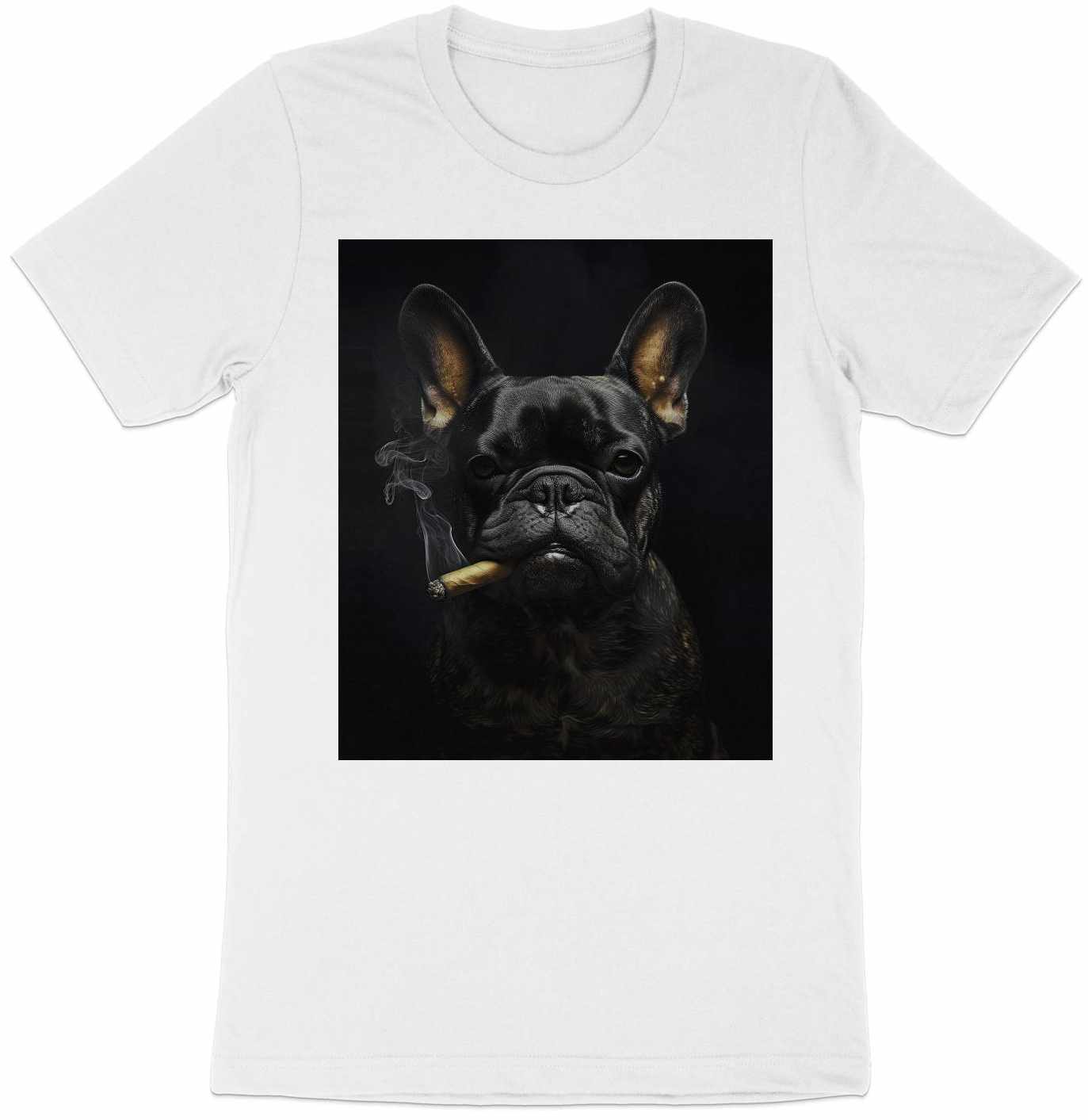The Brooding Frenchie Tee - Edgy Elegance