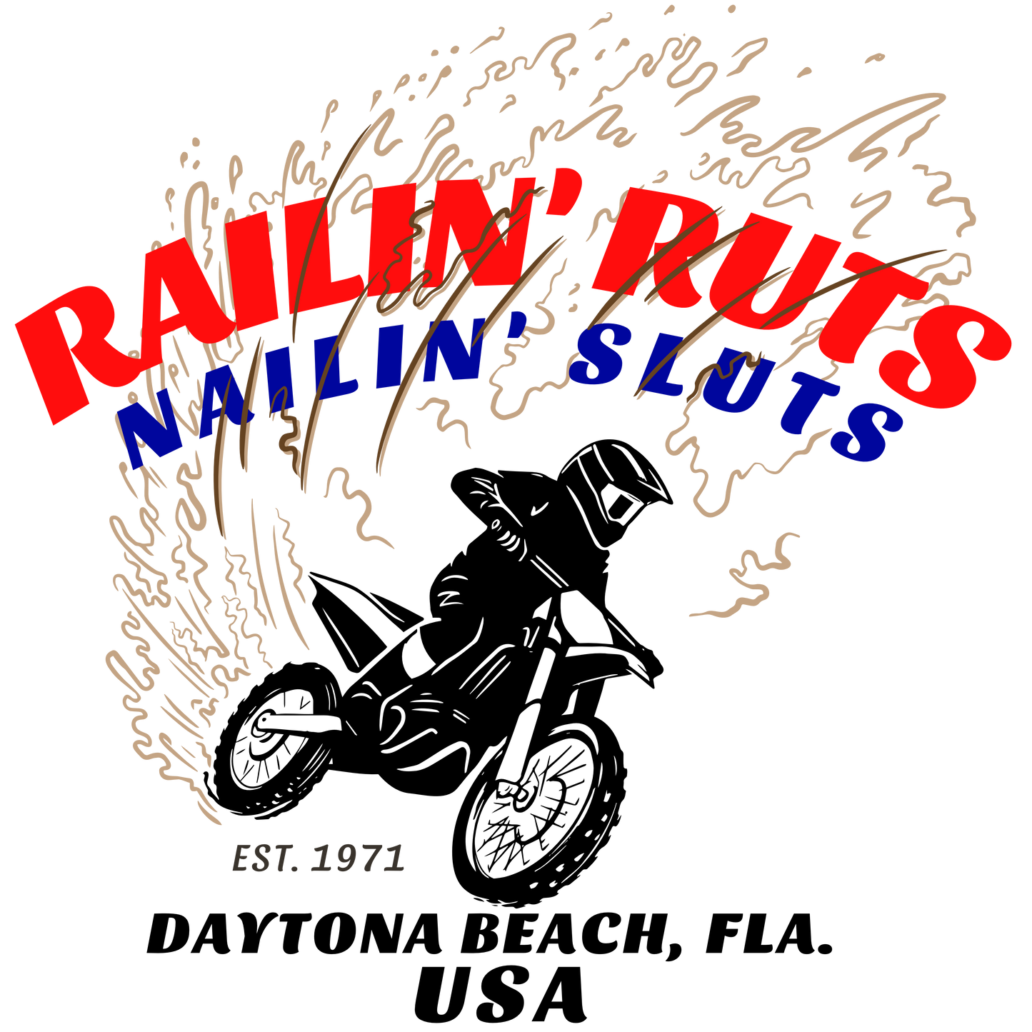 Railin' Ruts - Daytona Supercross Tribute Tee