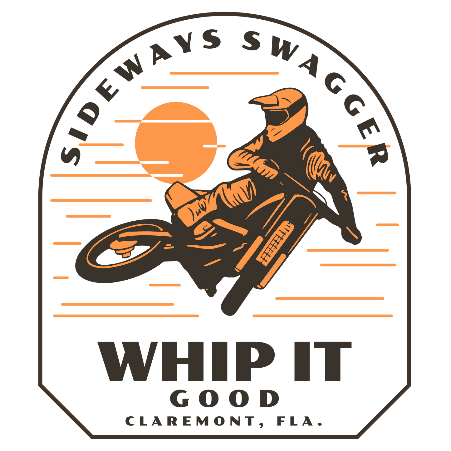 Sideways Swagger - Whip It Good" Motocross Graphic Tee