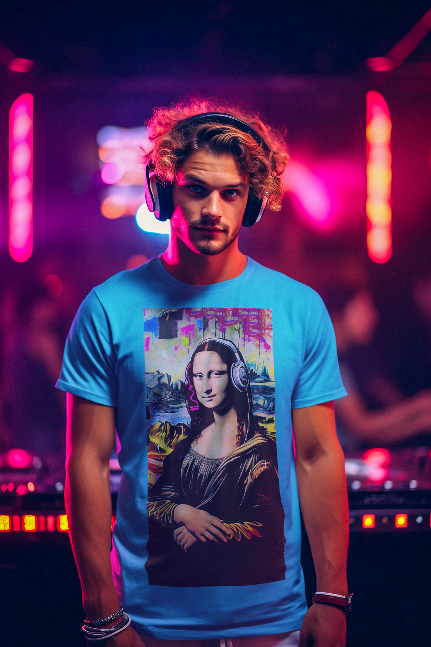 Renaissance Beats - Mona Lisa Headphones Tee