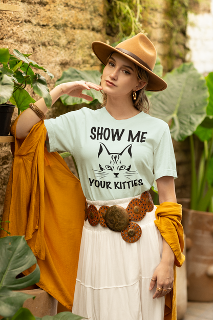 Pawsitively Playful - 'Show Me Your Kitties' Cheeky Tee
