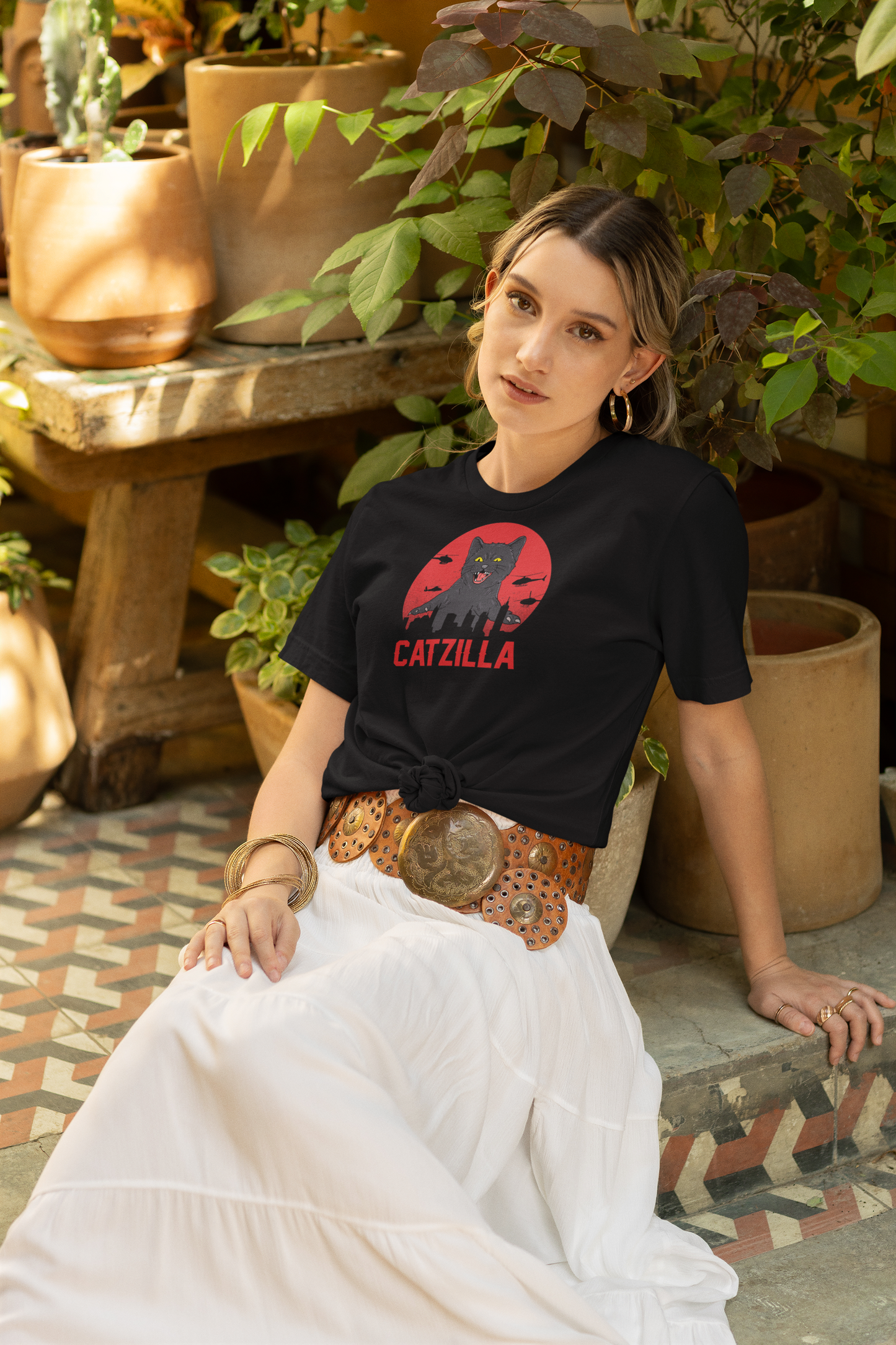 Catzilla: Feline Fury Tee - Urban Jungle Mayhem Edition