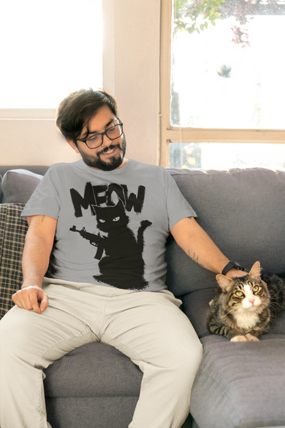 Rebel Meow - Fierce Cat Graphic Tee