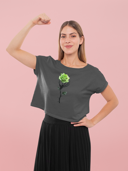 Eternal Blossom Tee - Surreal Rose of Timeless Beauty
