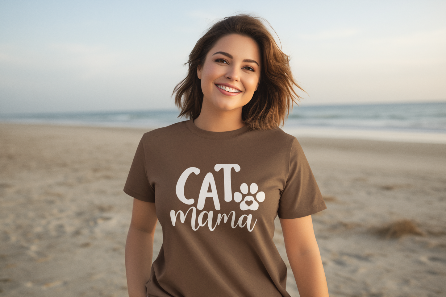 Paw Print Love - Cat Mama's Pride T-Shirt