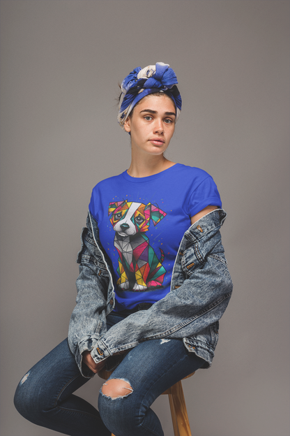 Puppy Picasso - Cubist Art Tee