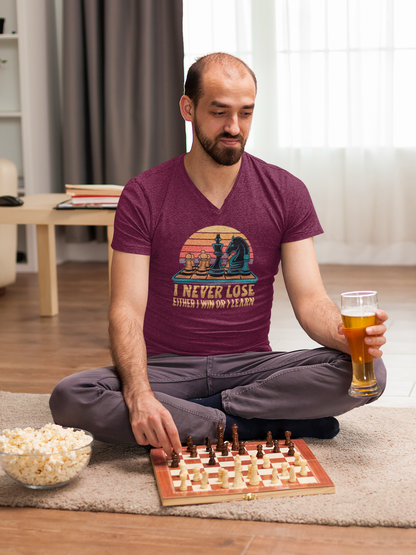 Master of the Game Chessboard Sunset Tee - Inspirational Strategy Shirt