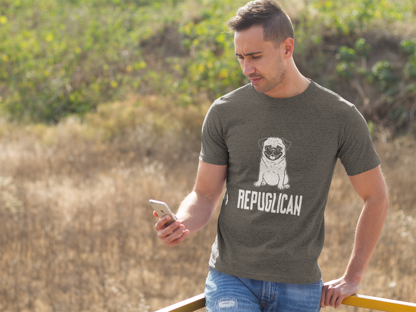 Repuglican Pledge - Patriotic Pug Tee