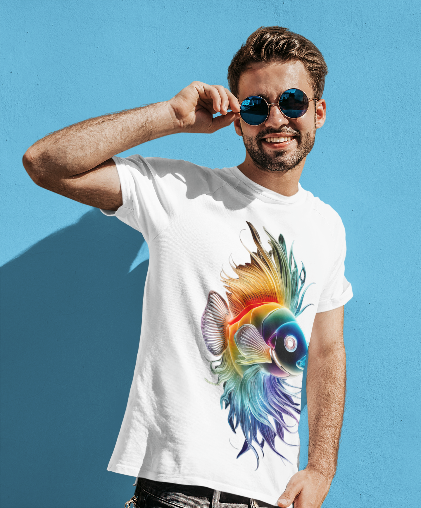 Betta Splendor Tee - Radiant Reef Dancer