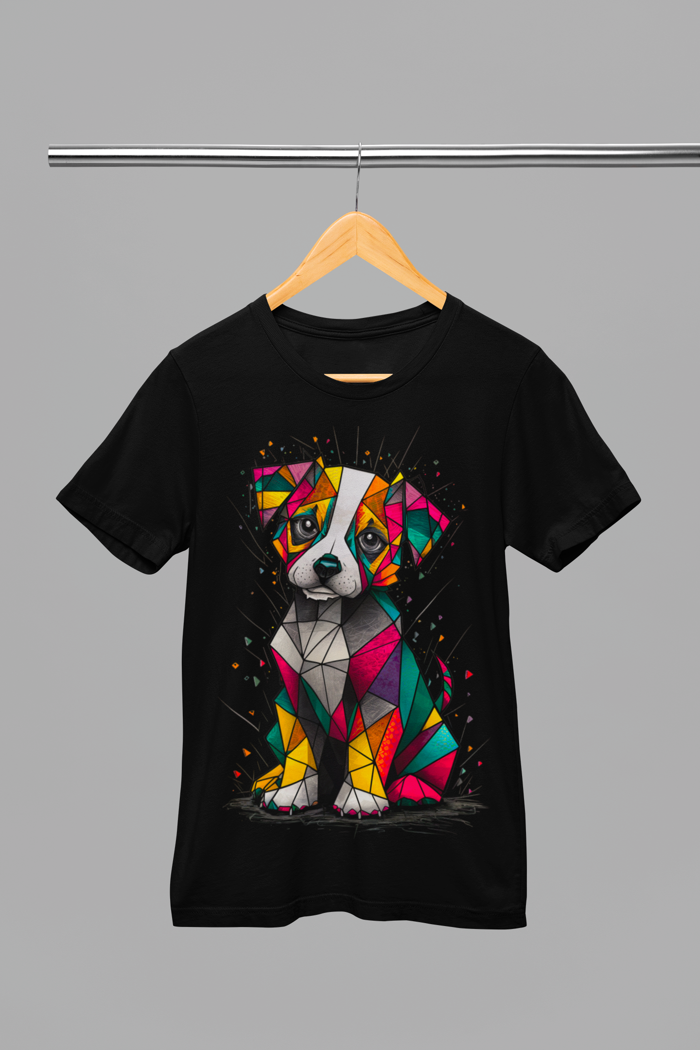 Puppy Picasso - Cubist Art Tee