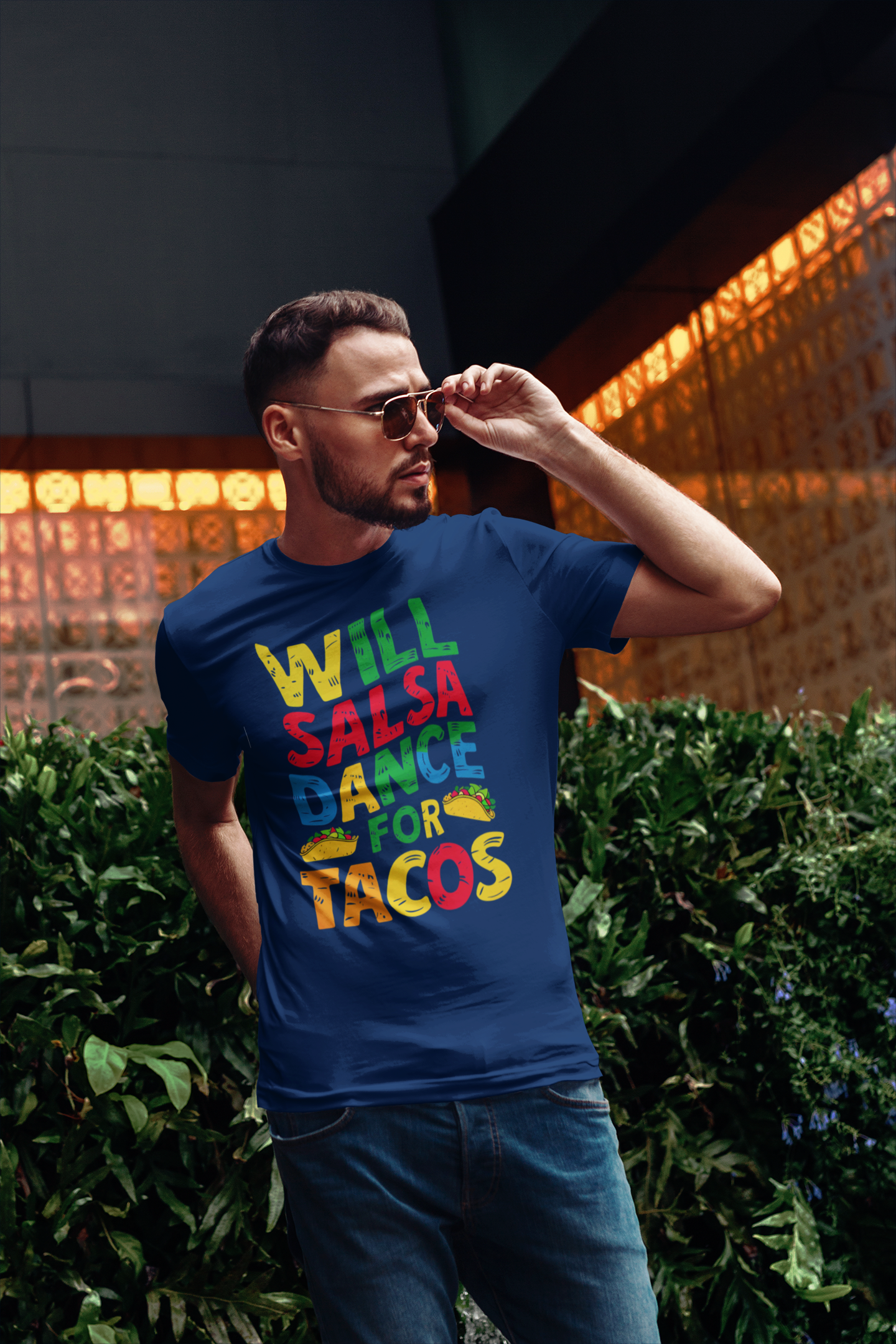 Will Salsa Dance for Tacos - Fun Foodie Tee