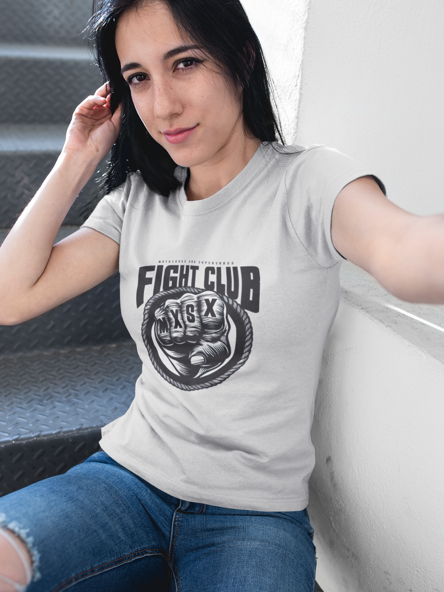 Motocross and Supercross Fans - Fight Club Tee