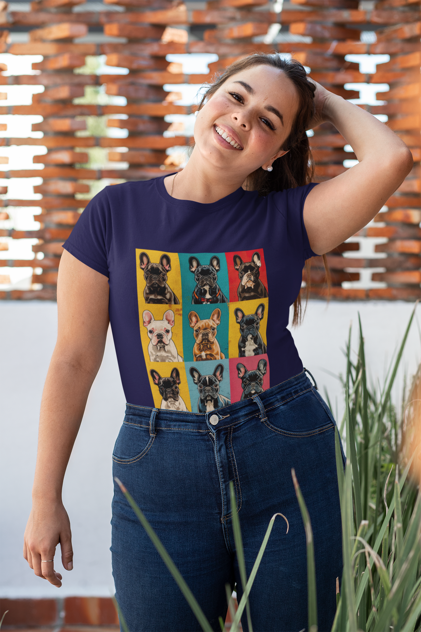 Warhol Woofs Frenchie Tee - A Pop of Pup Personality