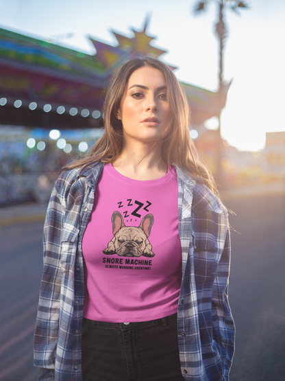 Snore Machine - French Bulldog Deep Sleep Tee
