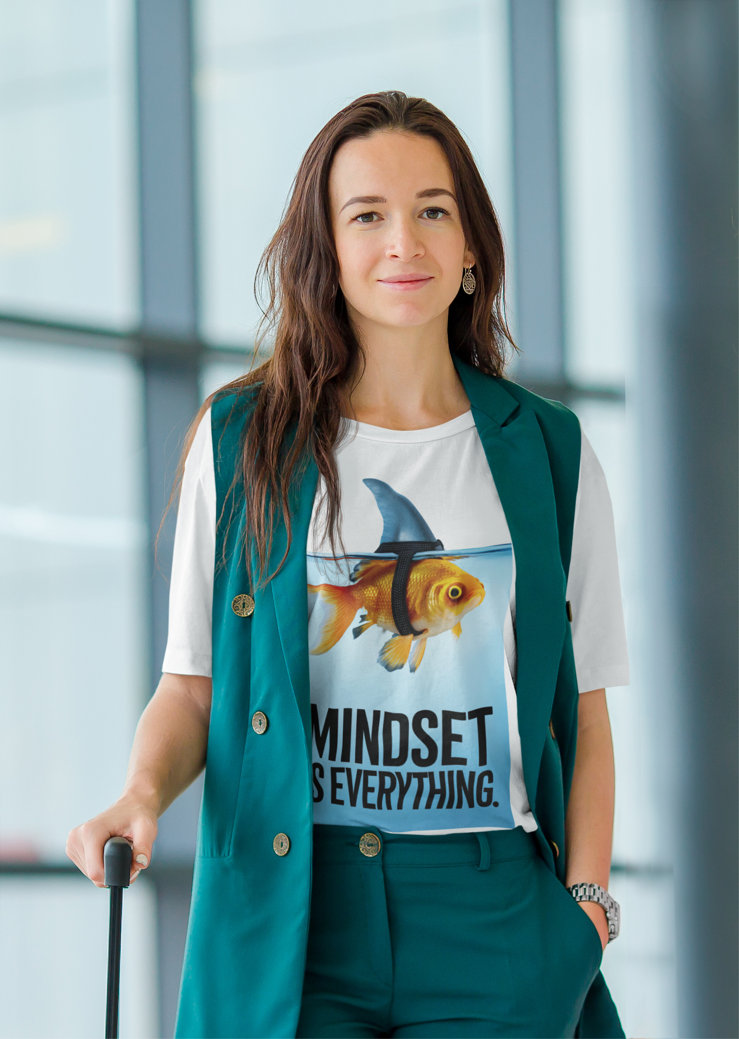 Aspire to Greatness Tee - Goldfish Dreams