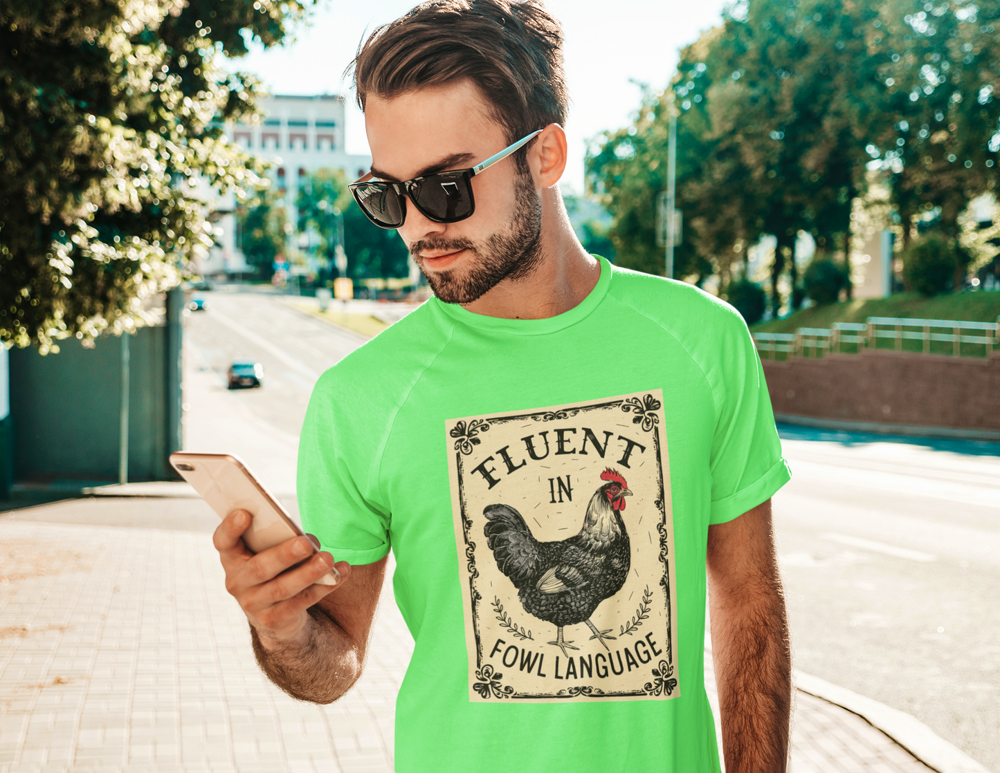 Cluckin Good Tee - Mastering Fowl Language