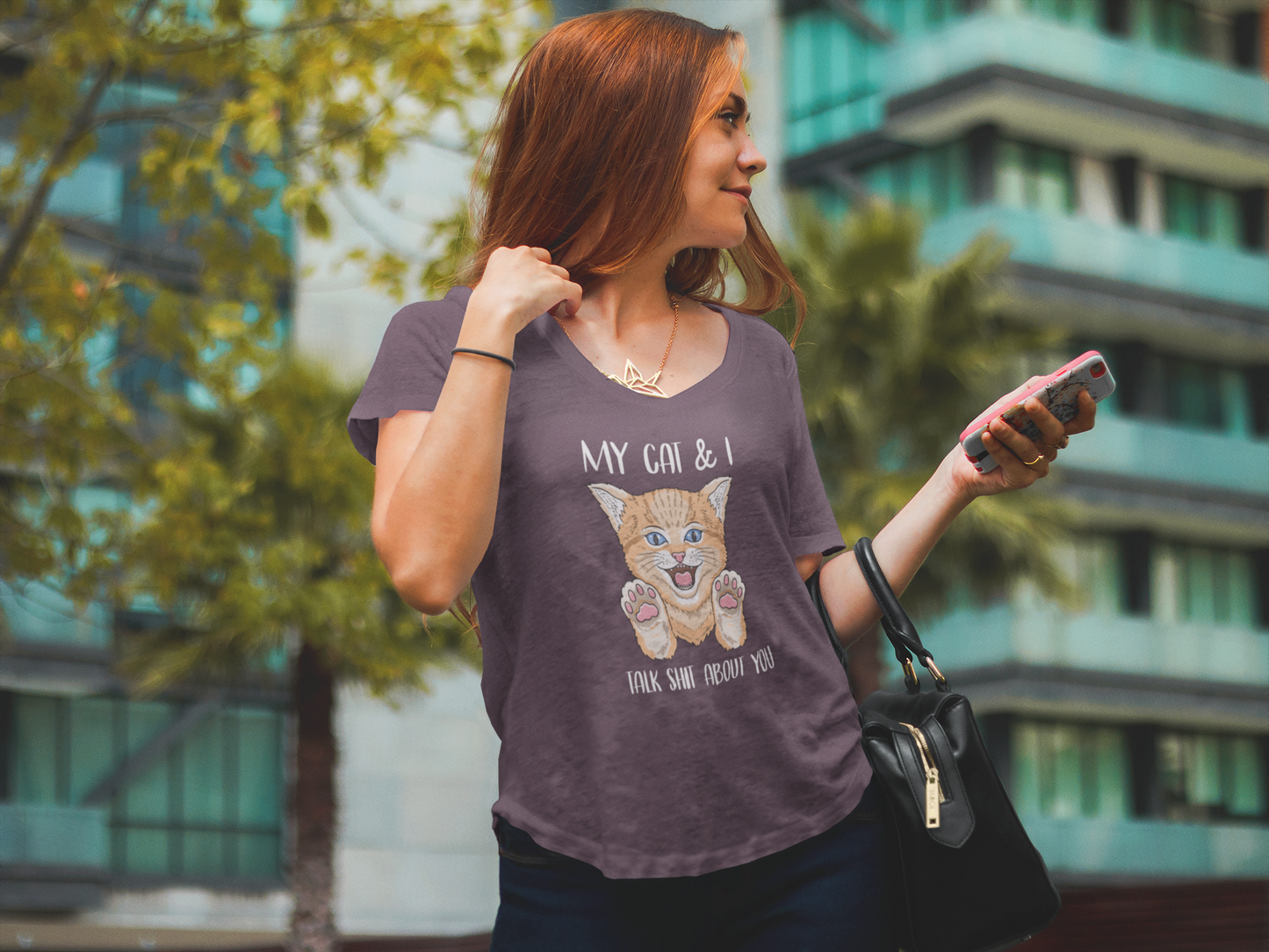 Cheeky Chatter Tee – My Cat and I Talk Sh*t About You