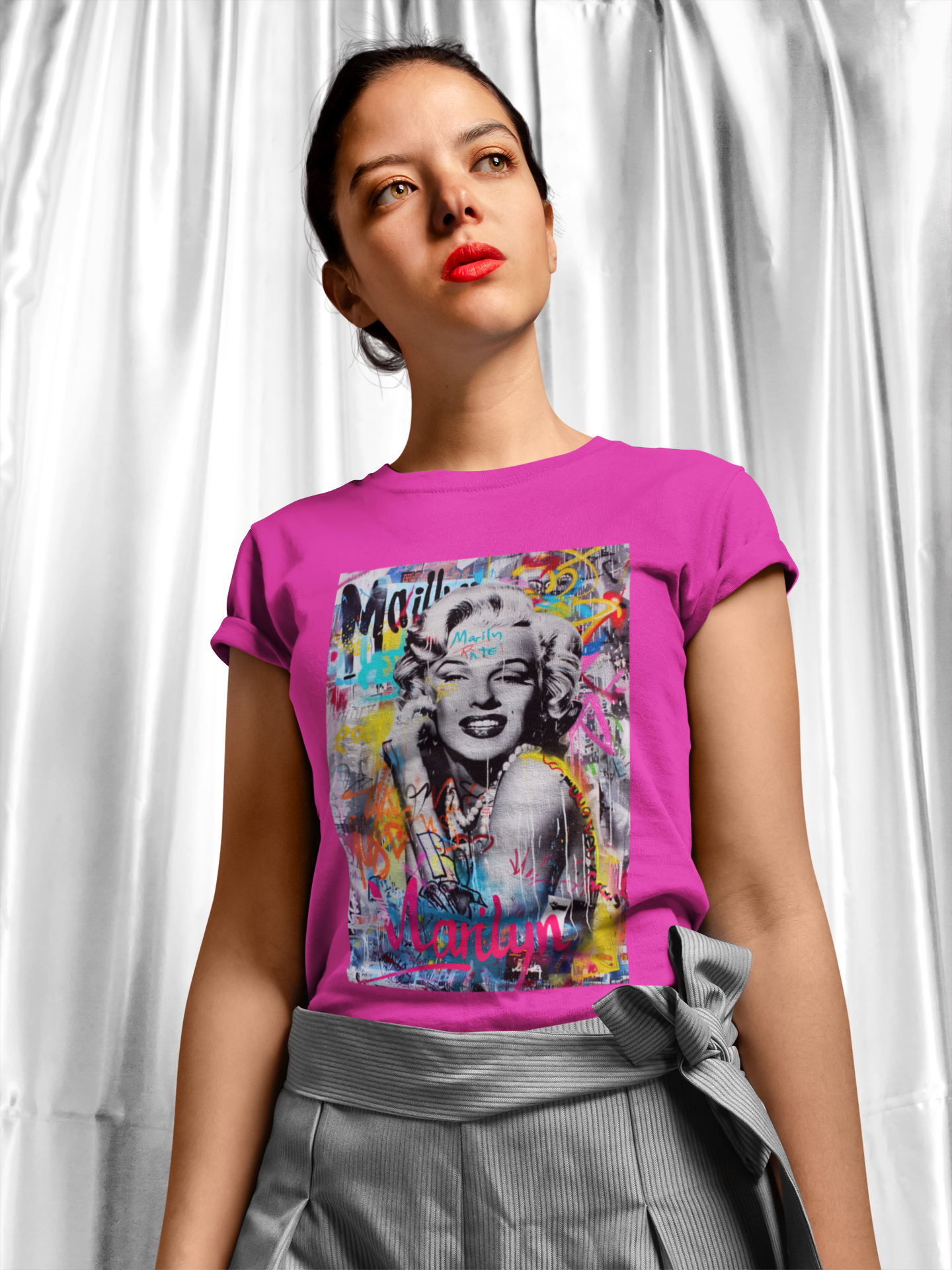 Icon in Color Tee - Vibrant Marilyn Monroe Pop Art