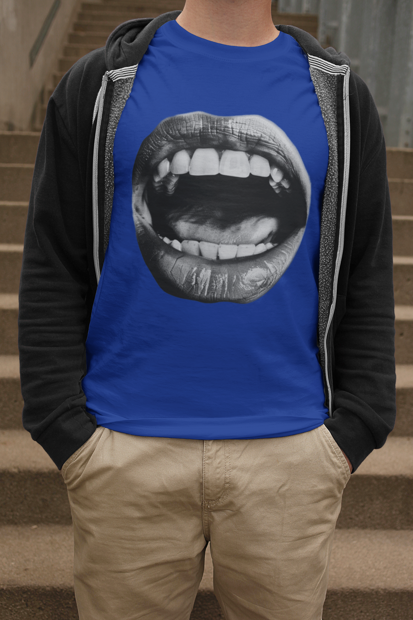 Speak Your Style Tee - Bold Expression in Black and White