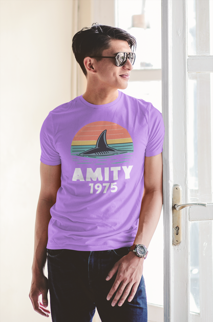 Amity 1975 - Jaws Fan Tribute Graphic Tee