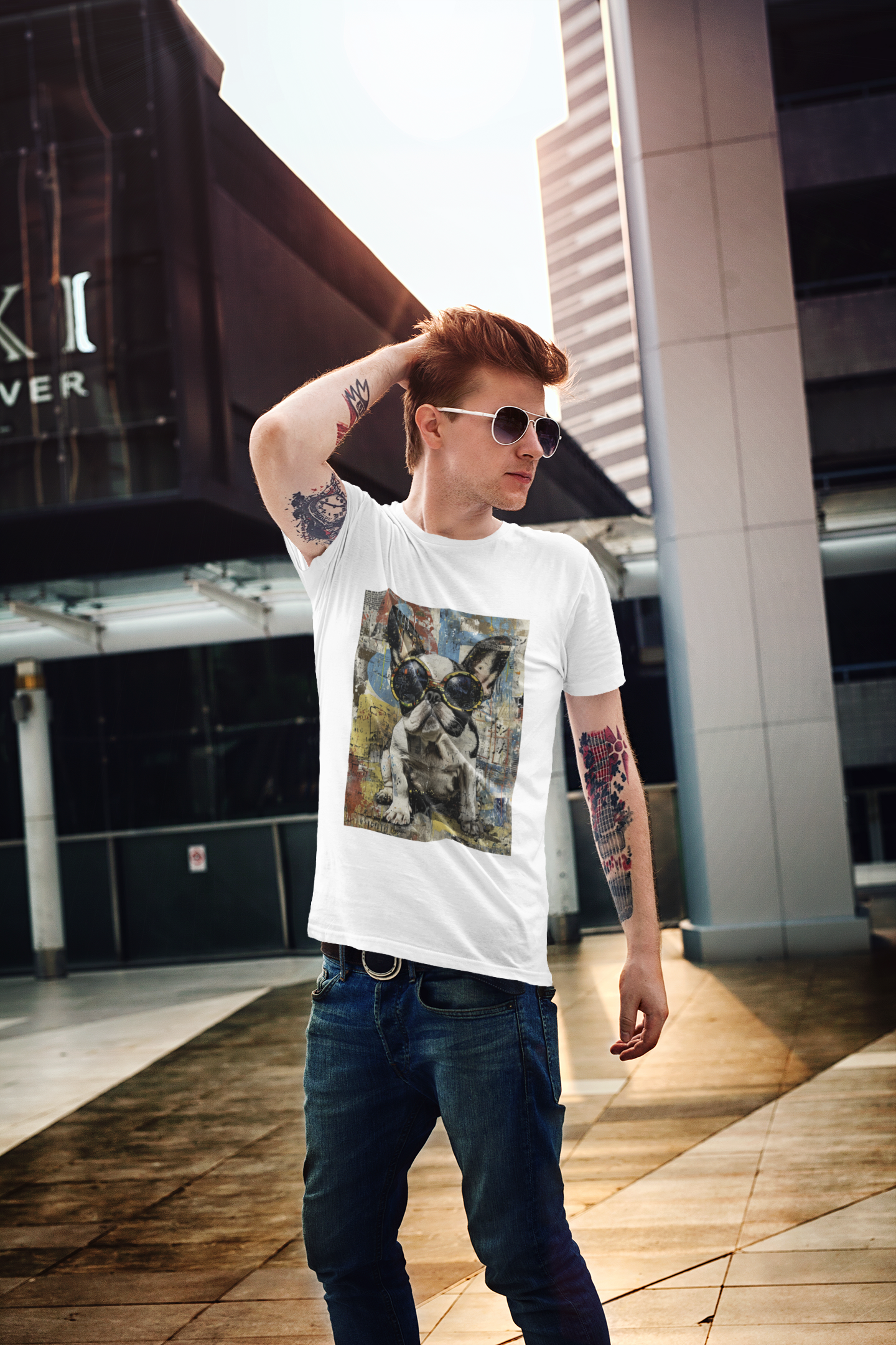 Visionary Vibes Frenchie Tee - See the World Differently