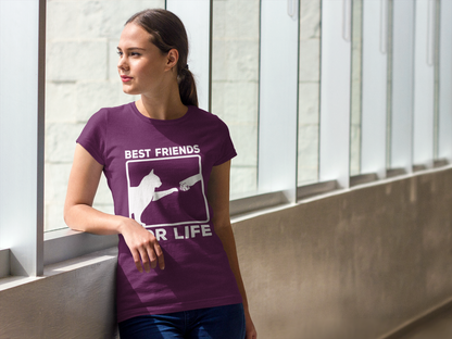 Best Friends for Life - Cat and Human Bond Tee