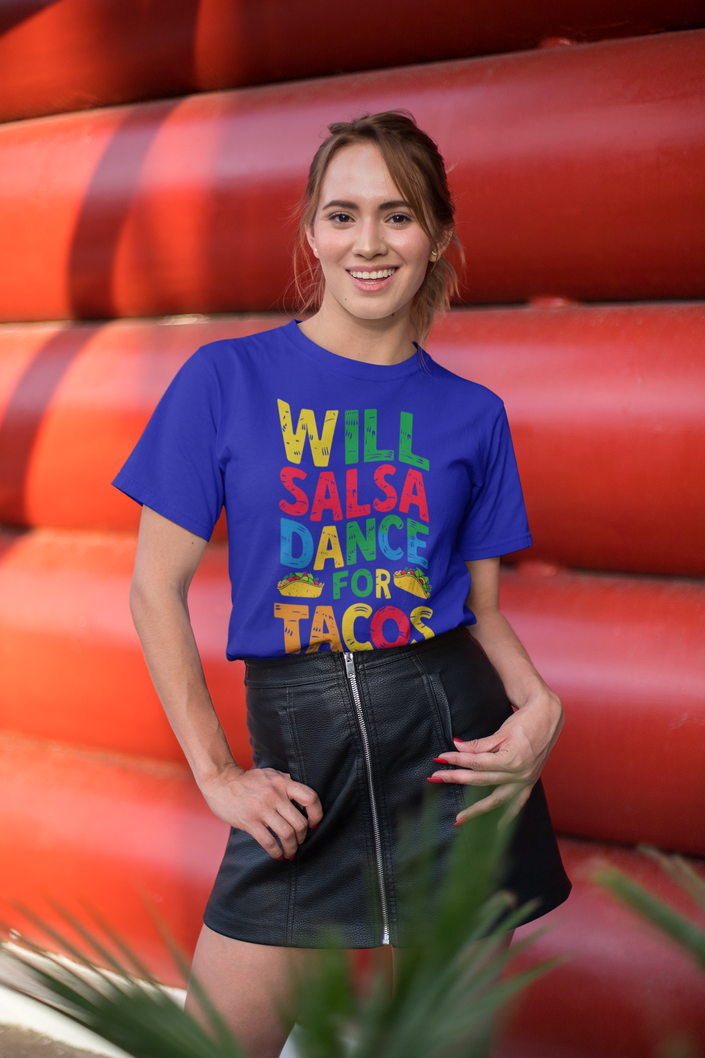 Will Salsa Dance for Tacos - Fun Foodie Tee
