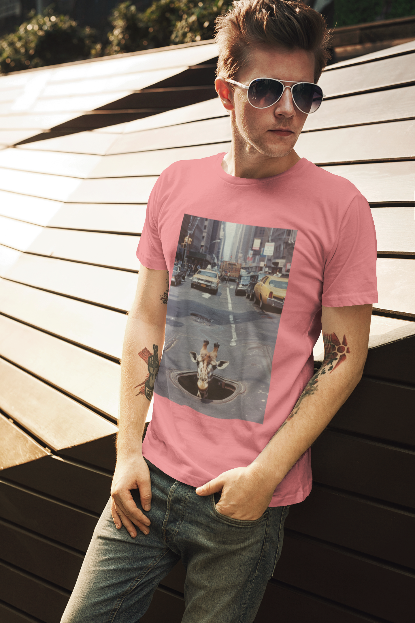 Urban Jungle Tee - Where City Meets Safari