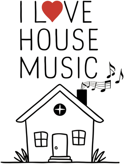 I ♥ House Music - Melodic Dwelling Tee