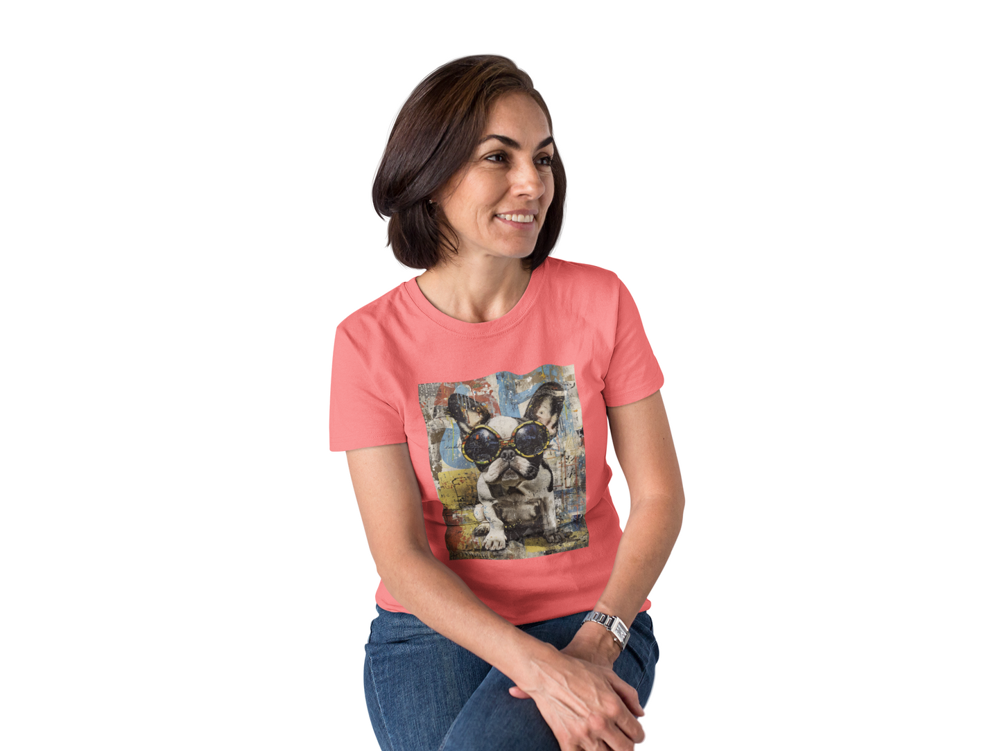 Visionary Vibes Frenchie Tee - See the World Differently